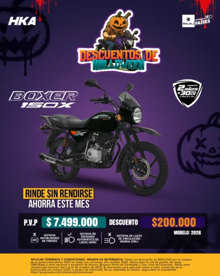 Publicación Promoción Boxer Boxer 150X $200,000 - 2026 - Octubre