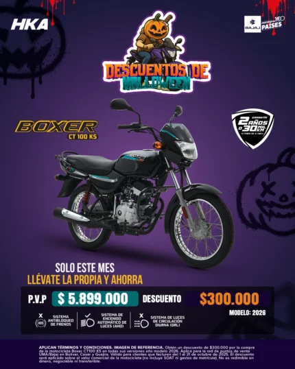 Publicación Promoción Boxer KS $300,000 - 2026 - Octubre